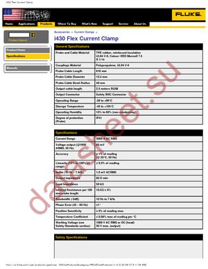 I430 FLEX datasheet  